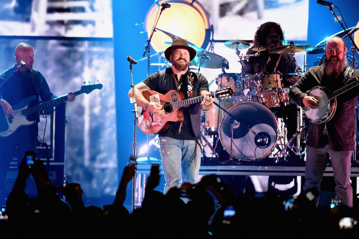 Zac Brown Band performing live on stage
