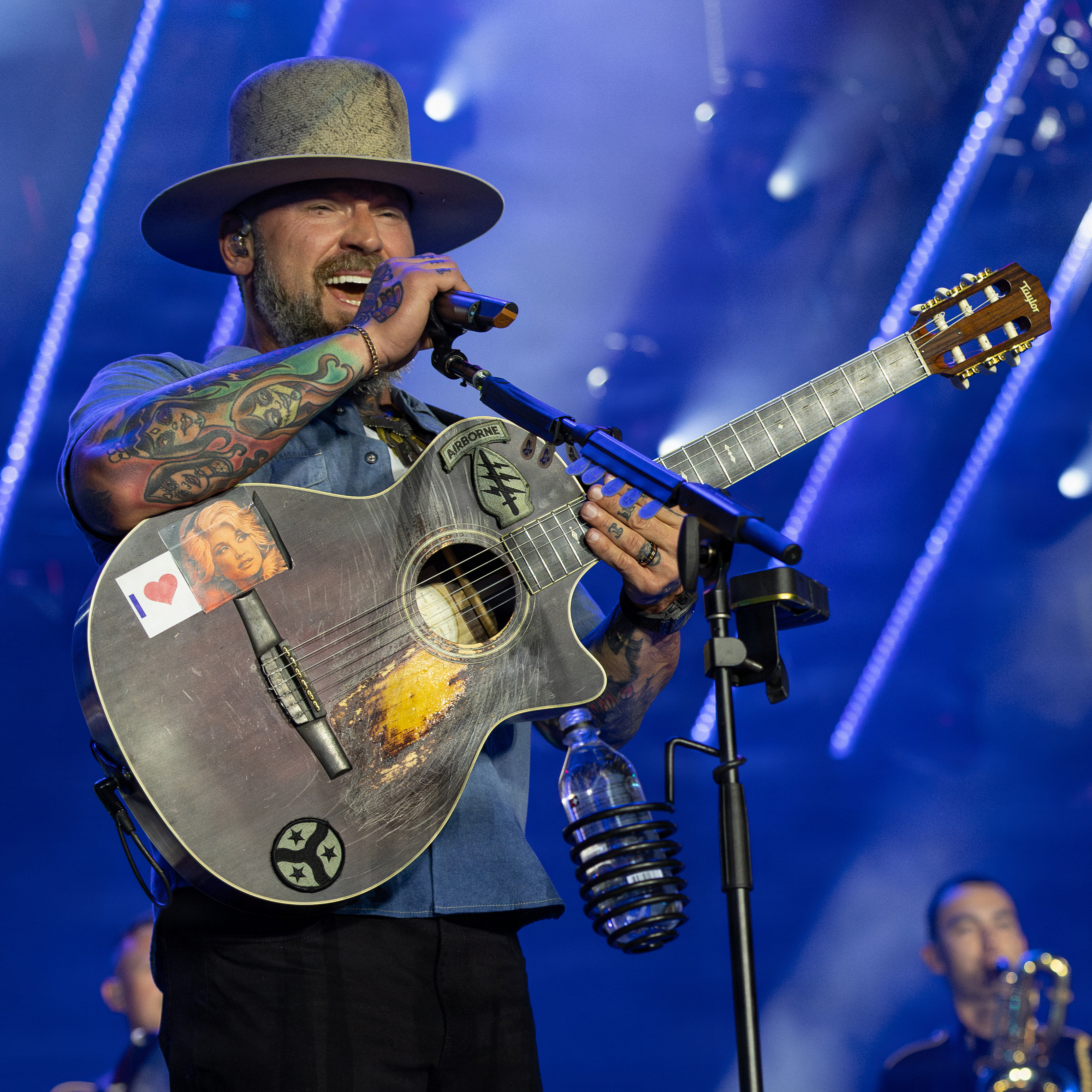 Zac Brown Band performing on tour